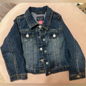 Children’s Place dark denim jacket 3T